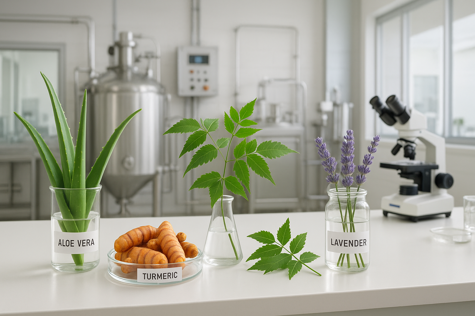 natural plant image to showcase good manufacturing practices